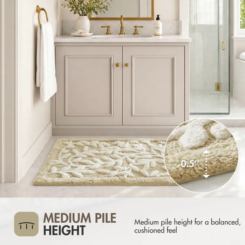 Madison Park Serene Cotton Tufted Bath Rug