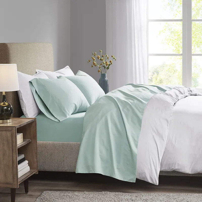 Madison Park Luxurious Brushed Microfiber Deep Pocket Sheet Set