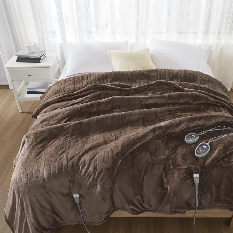 Beautyrest Heated Microlight to Berber Blanket