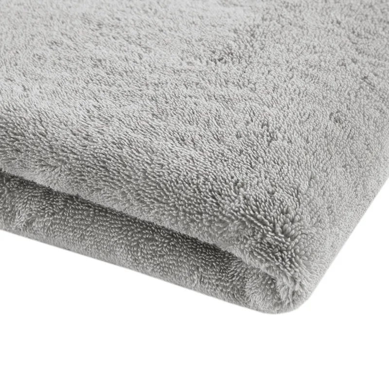 100% Cotton Bath Sheet 2 Piece Set - Grey