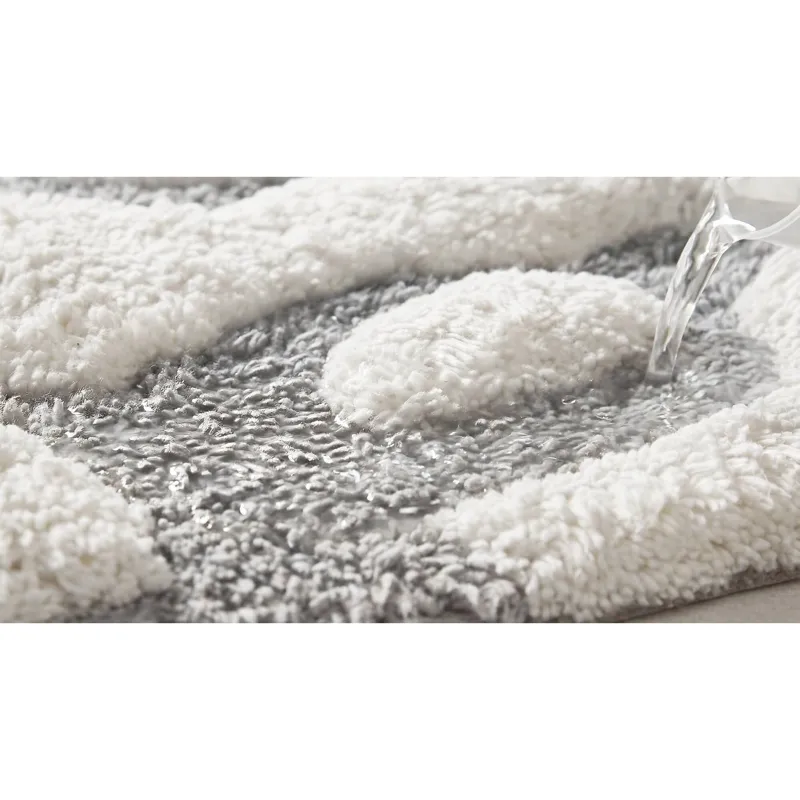 Madison Park Casablanca Medallion Cotton Tufted Bath Rug