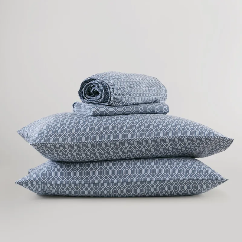 510 Design 144 Thread Count Cotton Printed Sheets
