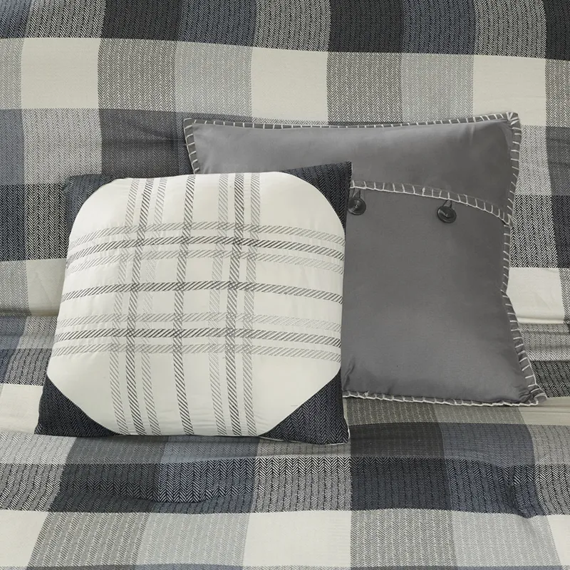 Madison Park Ridge 7 Piece Herringbone Comforter Set