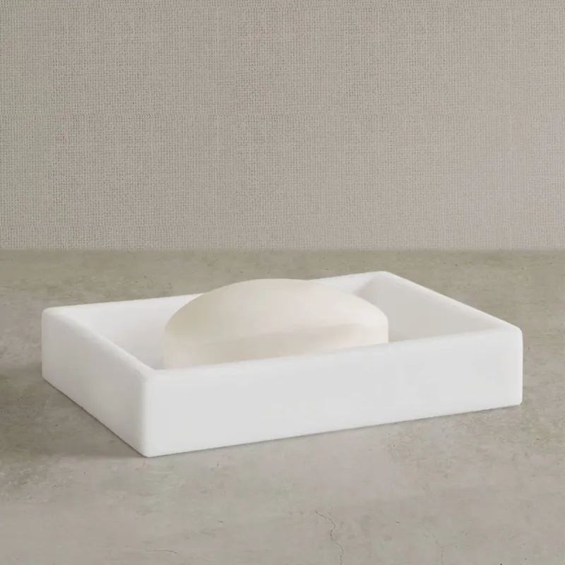 Nomad Home Clear Resin Bath Accessories set