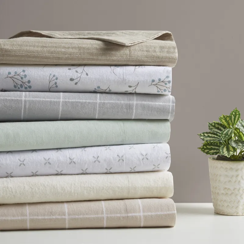 True North by Sleep Philosophy Cozy Cotton Flannel Printed Sheet Set