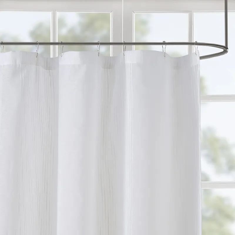 Madison Park Anna Sheer Shower Curtain