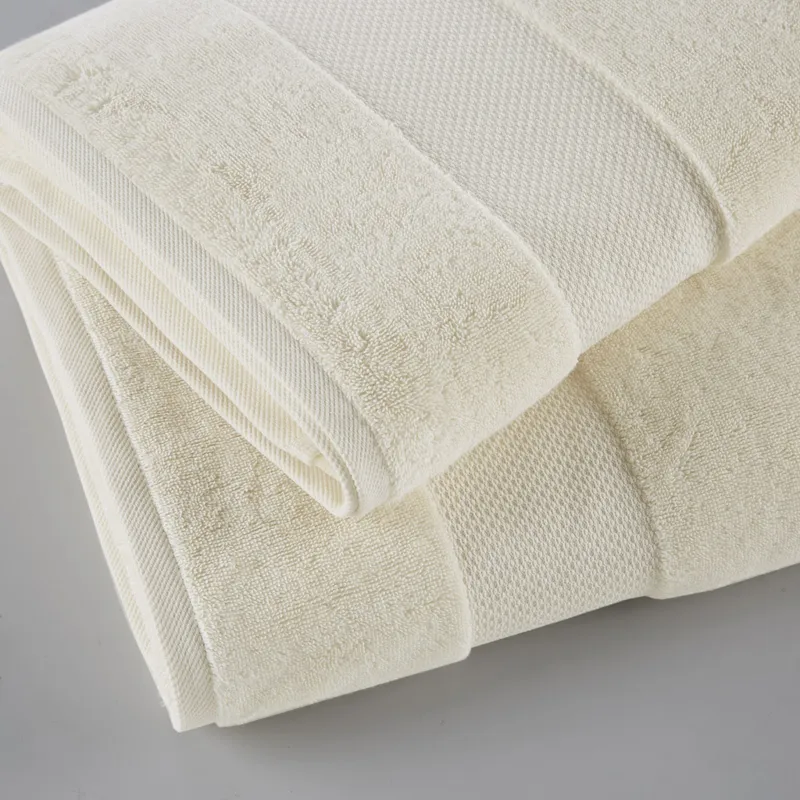 100% Cotton Bath Sheet 2 Piece Set - Natural