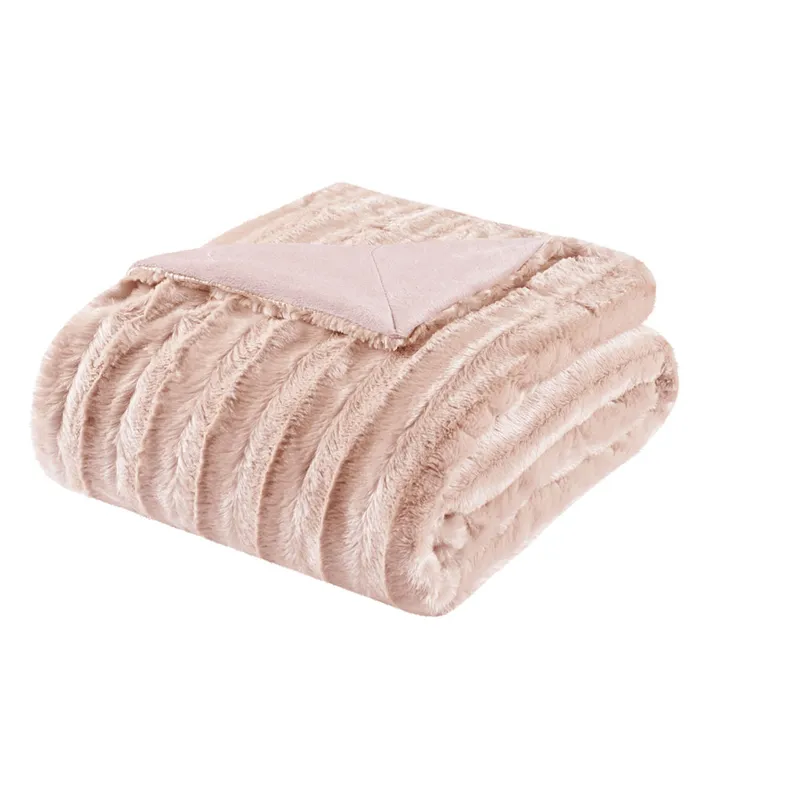 Madison Park Duke Long Fur Throw