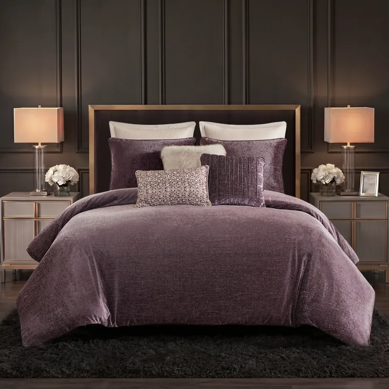 Madison Park Signature Sterling Embroidery Oversized Duvet Style Comforter Set