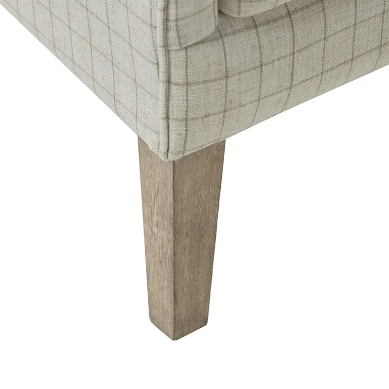 Arianna Swoop Wing Chair - Linen