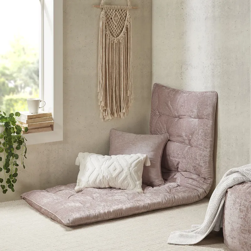 Intelligent Design Edelia Poly Chenille Lounge Floor Pillow Cushion