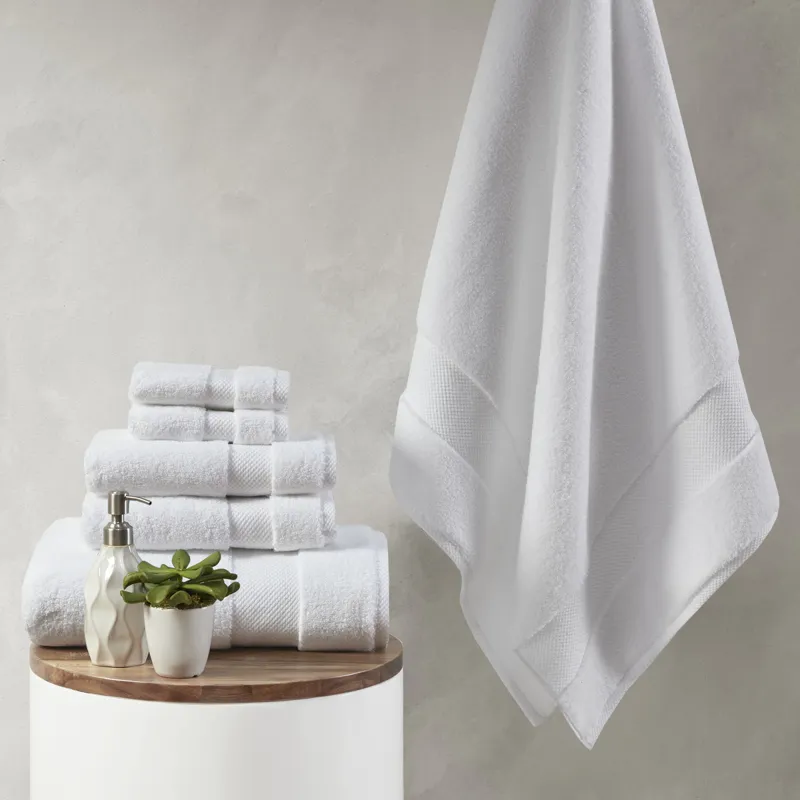 Madison Park Signature Splendor 1000gsm 100% Cotton 6 Piece Towel Set