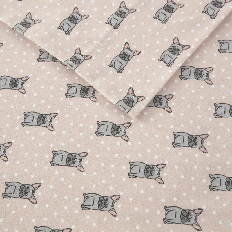 True North by Sleep Philosophy Cozy Cotton Flannel Printed Sheet Set