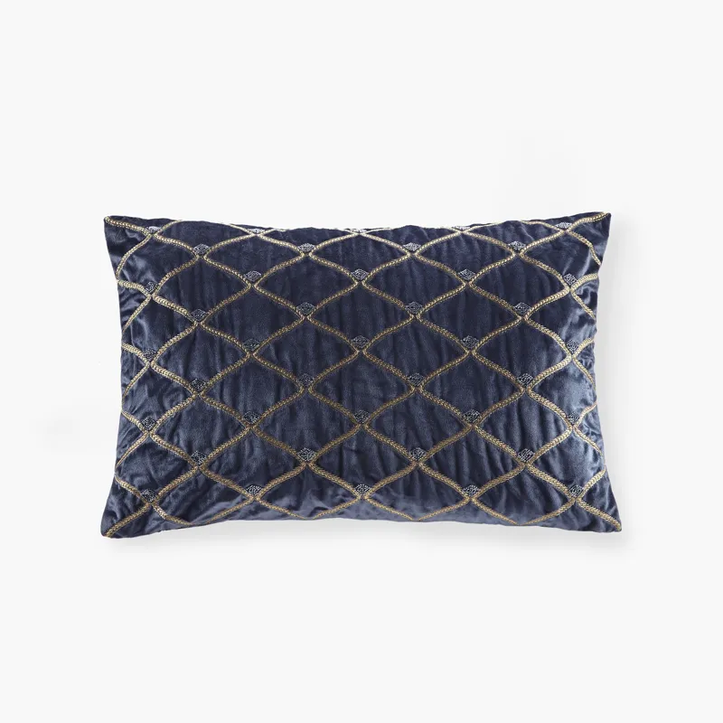 Aumont Oblong Decor Pillow - Navy
