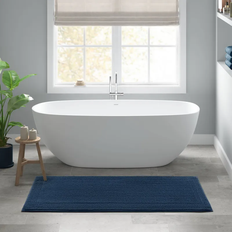 Madison Park Signature Splendor 100% Cotton Tufted 3000 GSM Reversible Bath Rug