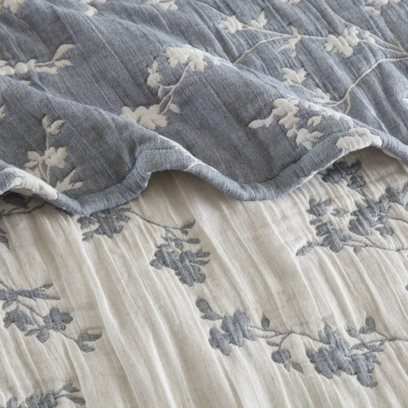 Harbor House Catalina Botanical Cotton Jacquard Throw
