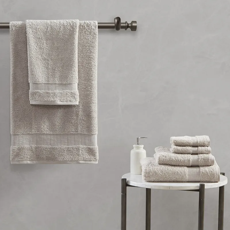 Madison Park Signature Luce 100% Egyptian Cotton 6 Piece Towel Set