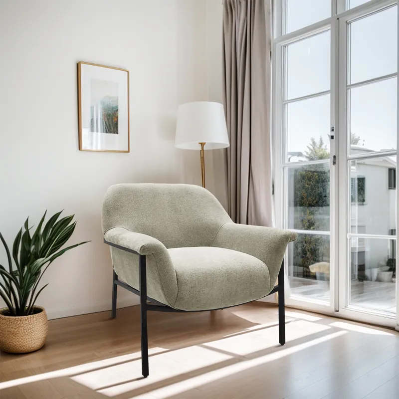Sabrina Accent Chair - Beige