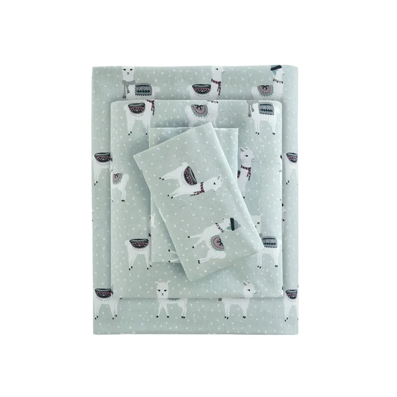 True North by Sleep Philosophy Cozy Cotton Flannel Printed Sheet Set