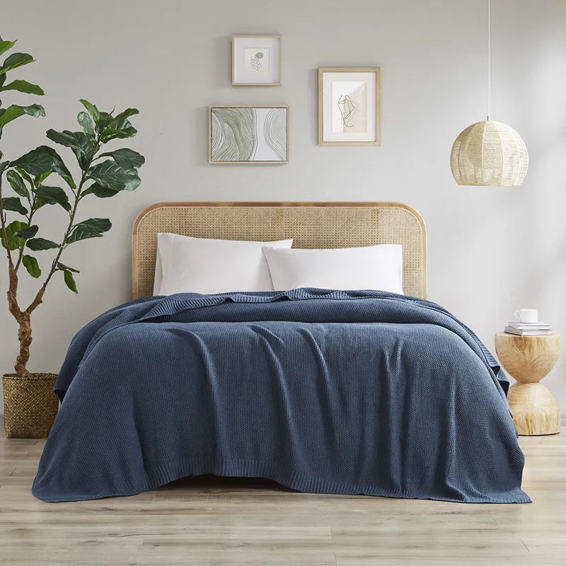 INK+IVY Bree Knit Blanket