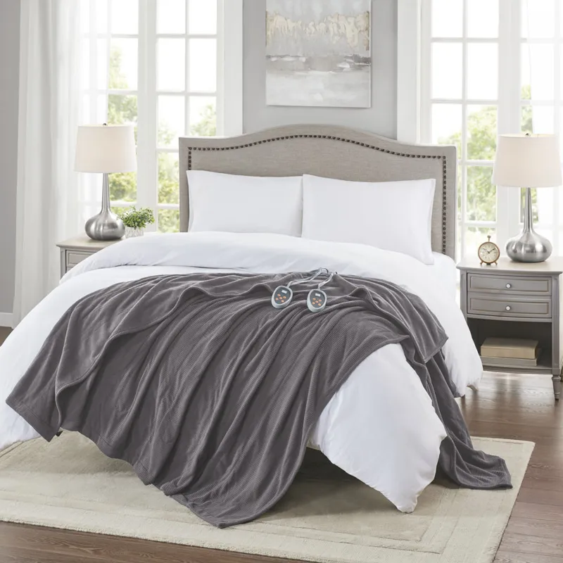 Beautyrest Electric Micro Fleece Heated Blanket