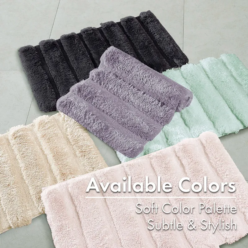 Madison Park Tufted Pearl Channel Rug