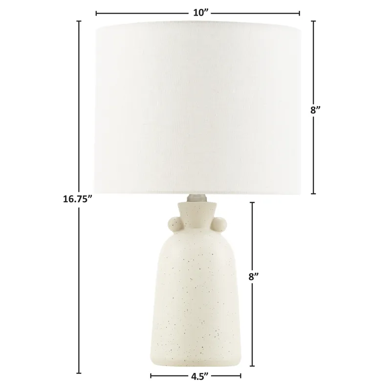 Alarid 16\" Ceramic Table Lamp - Cream