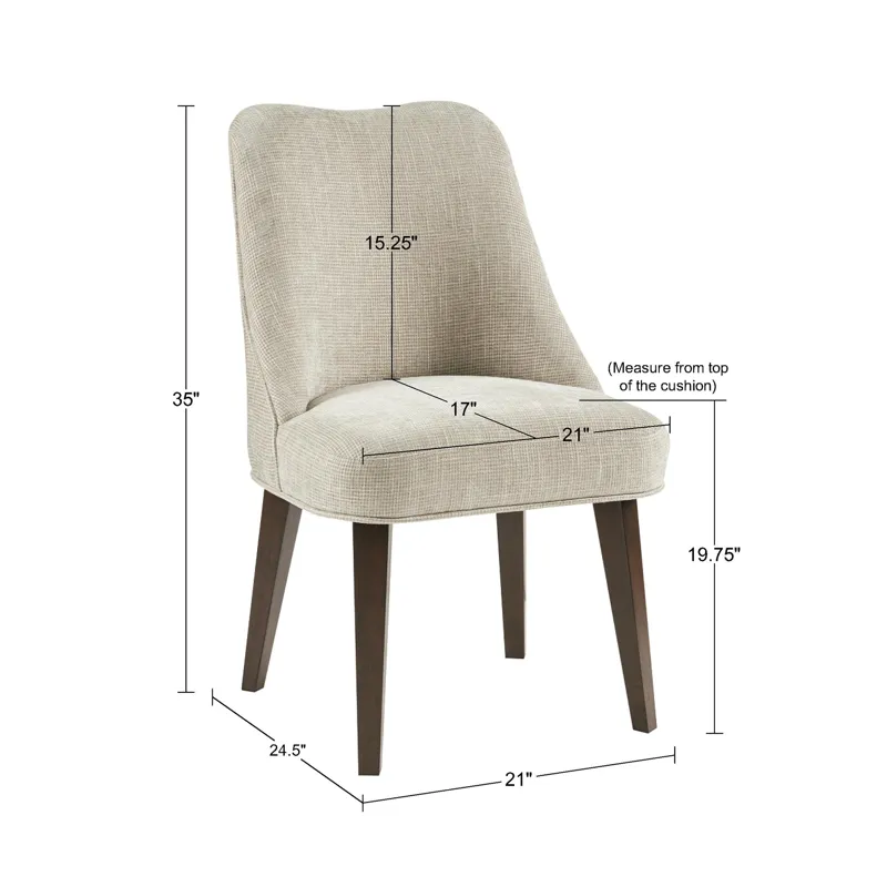 Holls Dining Chair (set of 2) - Beige