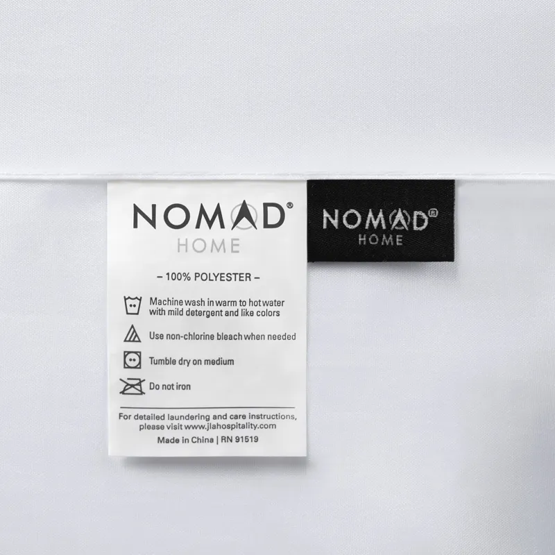 Nomad Home Plain Weave Premium Shower Curtain- Ribbon