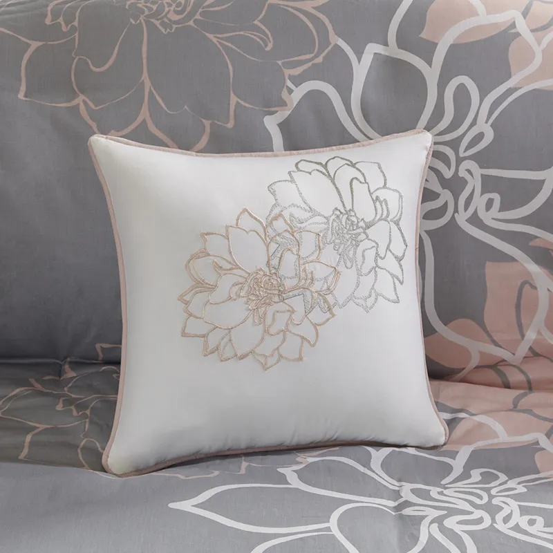Madison Park Lola 6 Piece Printed Duvet Cover Set