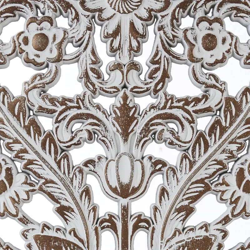 Madison Park Botanical Panel Distressed Carved Wood 2-piece Wall Decor Set
