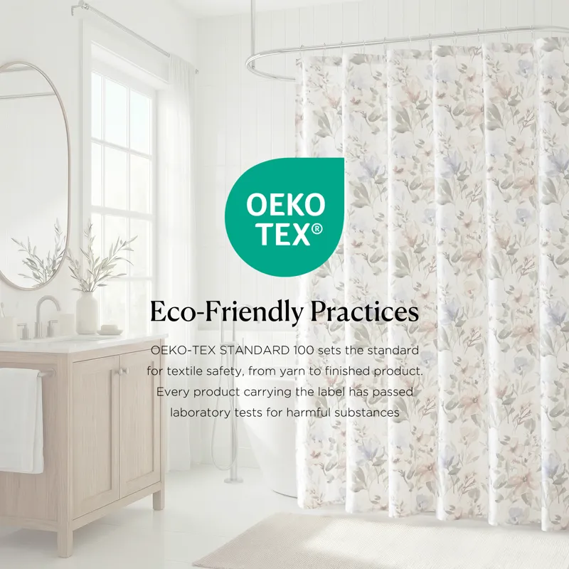 Harbor House Blue Herbal Shower Curtain - Multi
