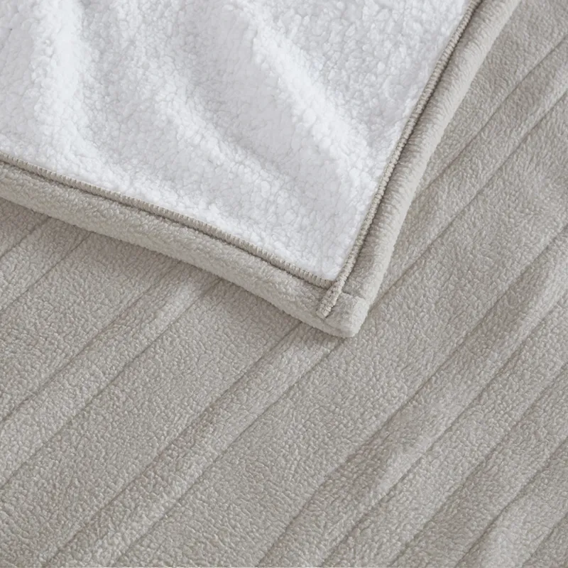 Serta Fleece to Sherpa Heated Blanket