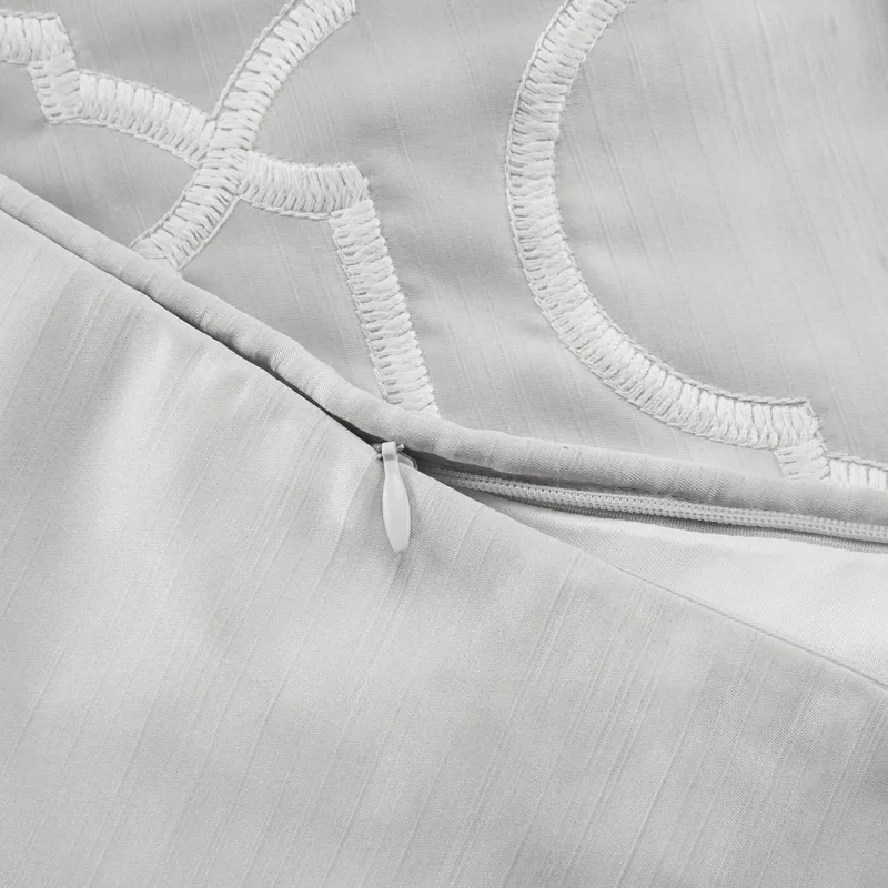 Montague European Pillow Sham - Silver