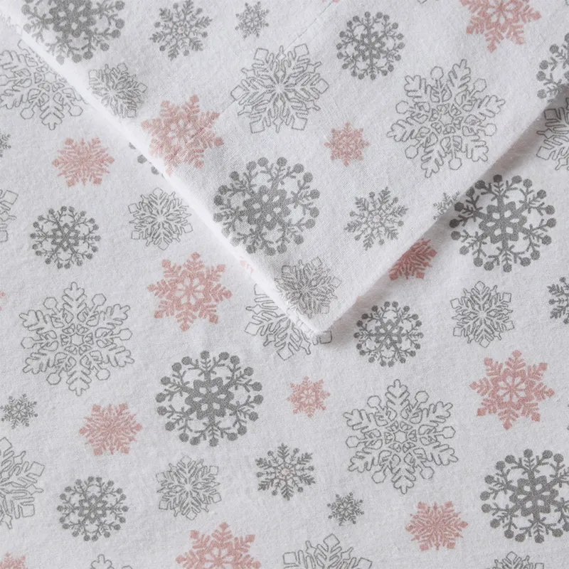 True North by Sleep Philosophy Cozy Cotton Flannel Printed Sheet Set