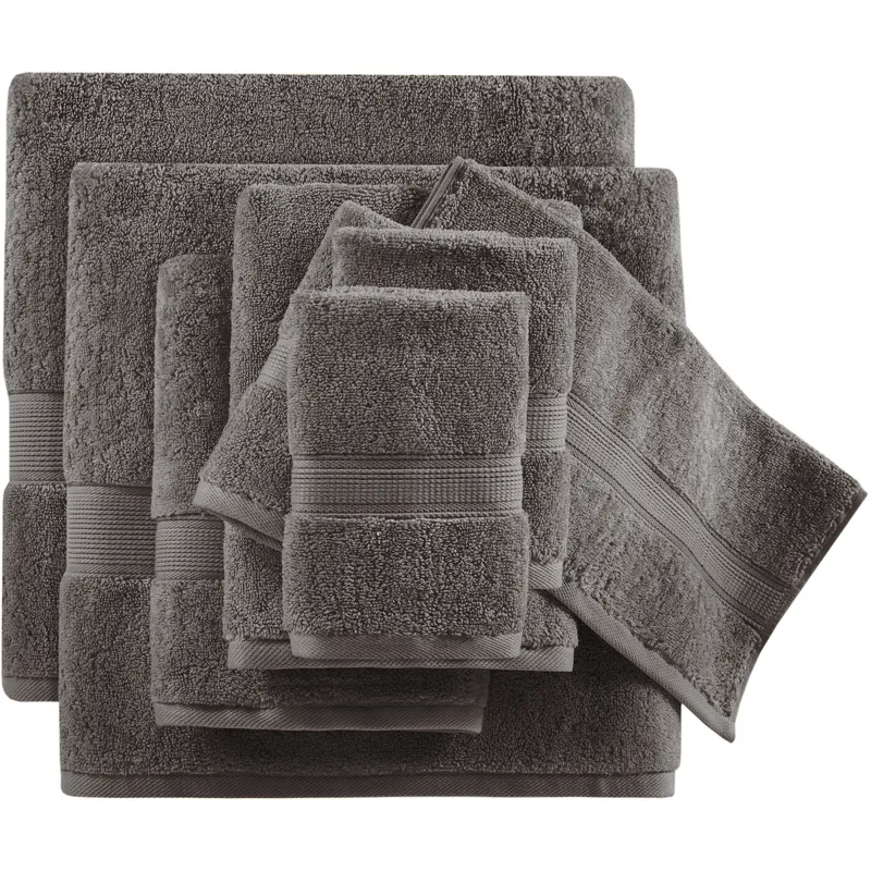 Madison Park Signature 800GSM 100% Cotton 8 Piece Towel Set