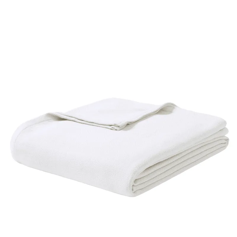 Bamboo Cotton Full/Queen Rayon from Bamboo Cotton Blanket - White
