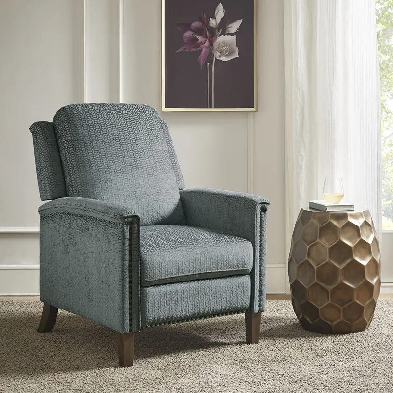 Salina Push Back Recliner - Grey
