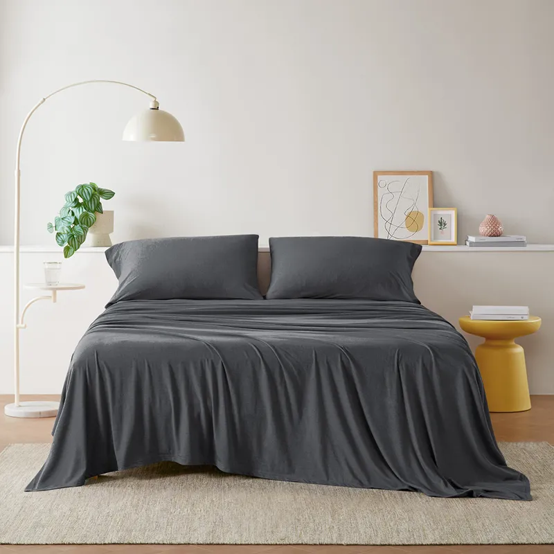Intelligent Design Cotton Blend Jersey Knit All Season Sheet Set