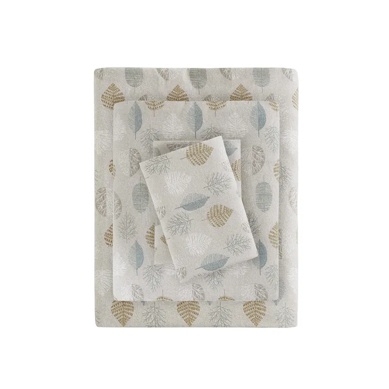 True North by Sleep Philosophy Cozy Cotton Flannel Printed Sheet Set