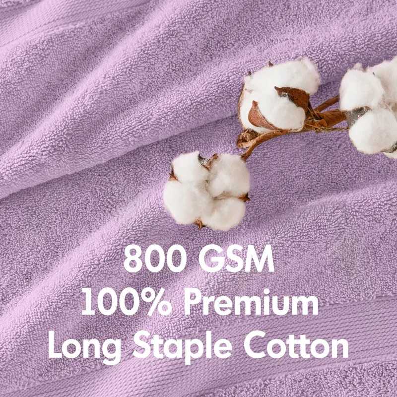 Madison Park Signature 800GSM 100% Cotton 8 Piece Towel Set