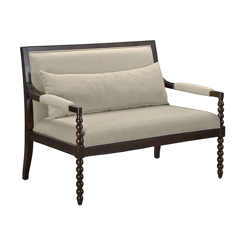 Philippe Loveseat - Morocco Brown/Taupe