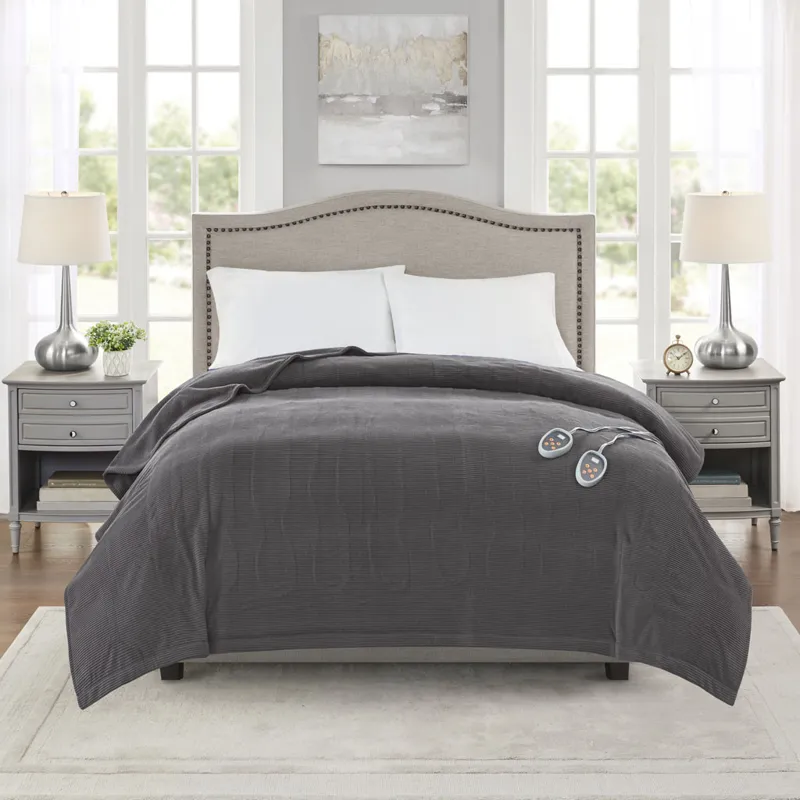 Beautyrest Electric Micro Fleece Heated Blanket