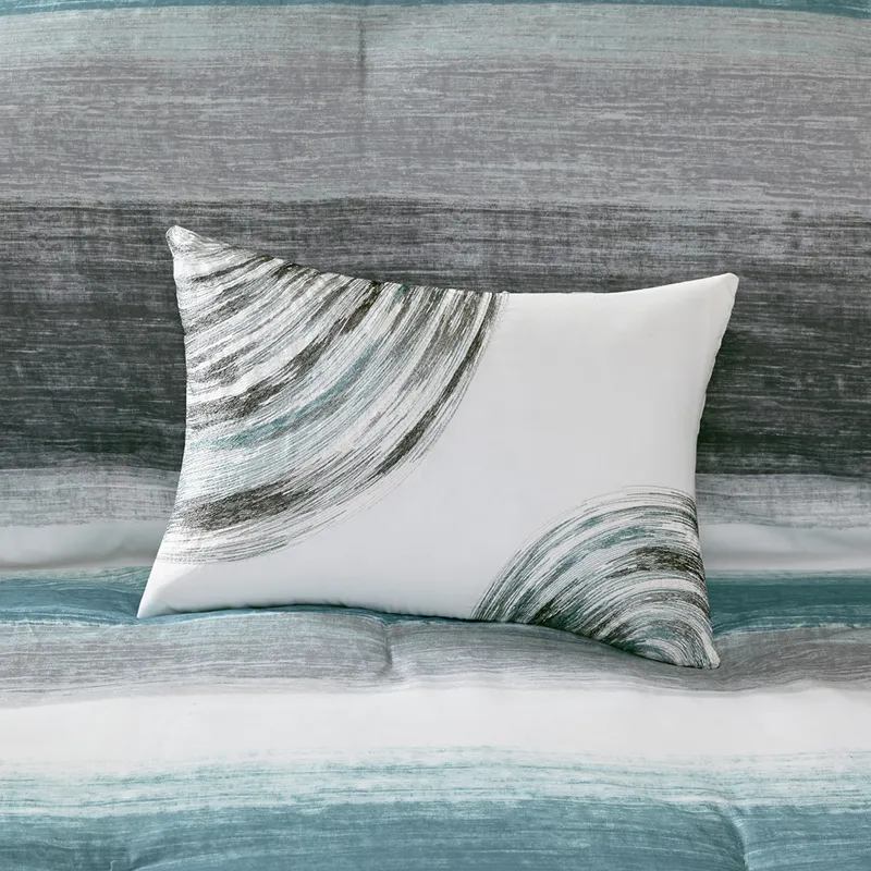 Madison Park Essentials Saben Comforter Set with Cotton Bed Sheets