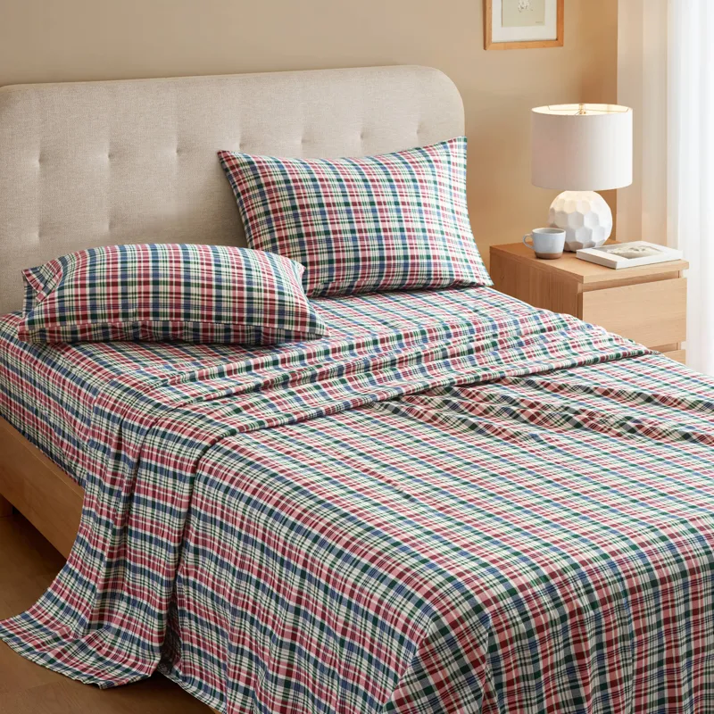 True North by Sleep Philosophy Cozy Cotton Flannel Printed Sheet Set