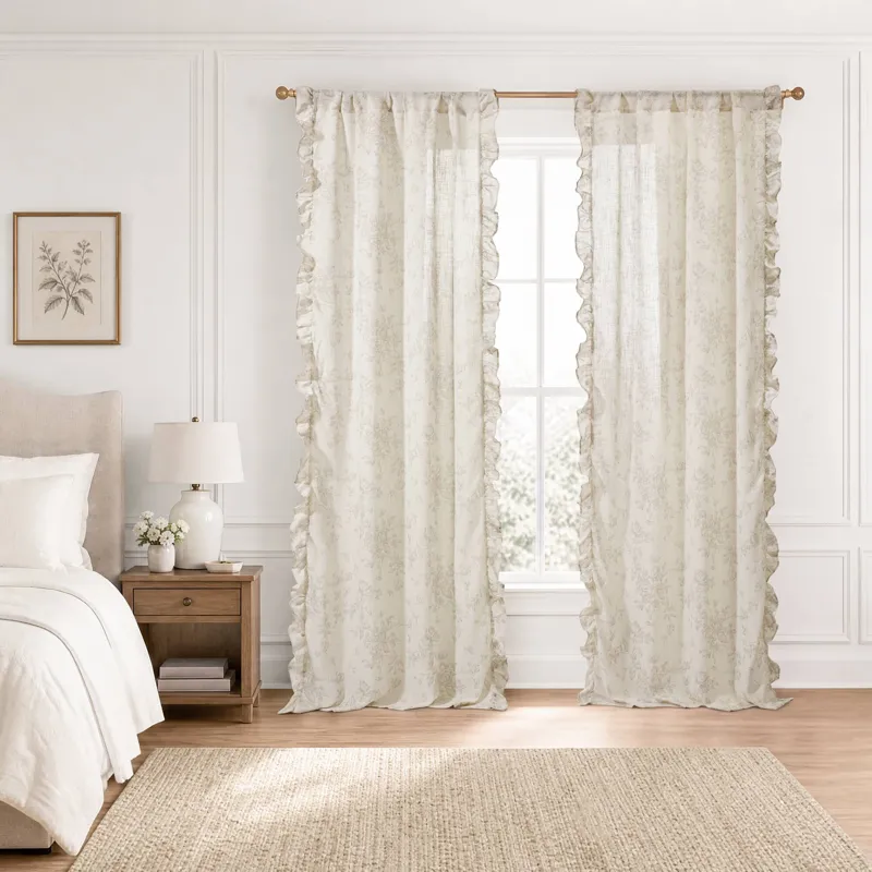 Madison Park Adele Ruffle Window Panel