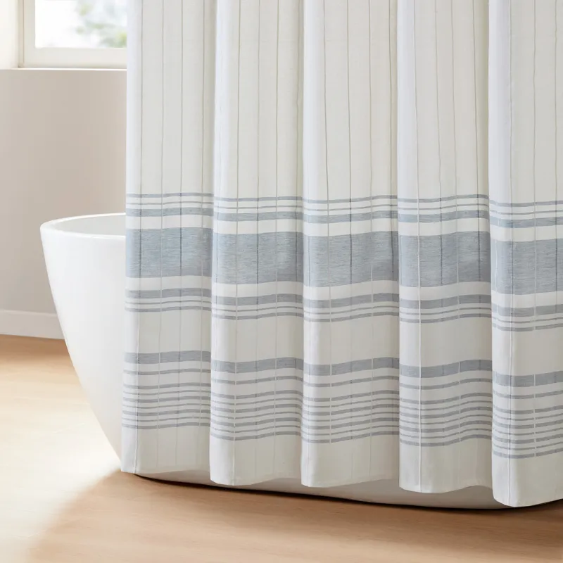 Harbor House Blue Morgan Shower Curtain