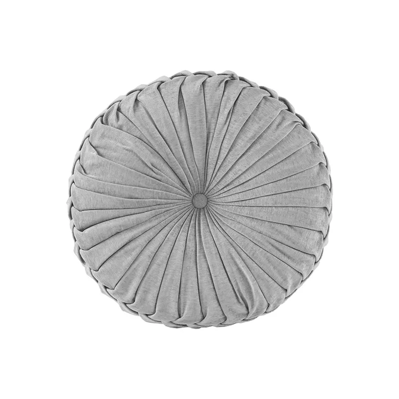 Intelligent Design Loretta Poly Chenille Round Floor Pillow Cushion