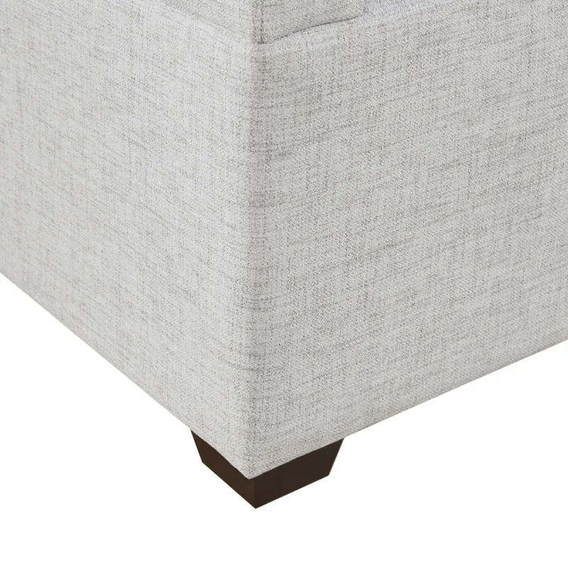 Molly 2-Piece Modular Loveseat Sofa - Silver Grey