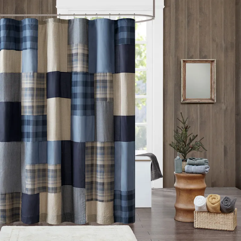 Woolrich Winter Hills 100% Cotton Shower Curtain